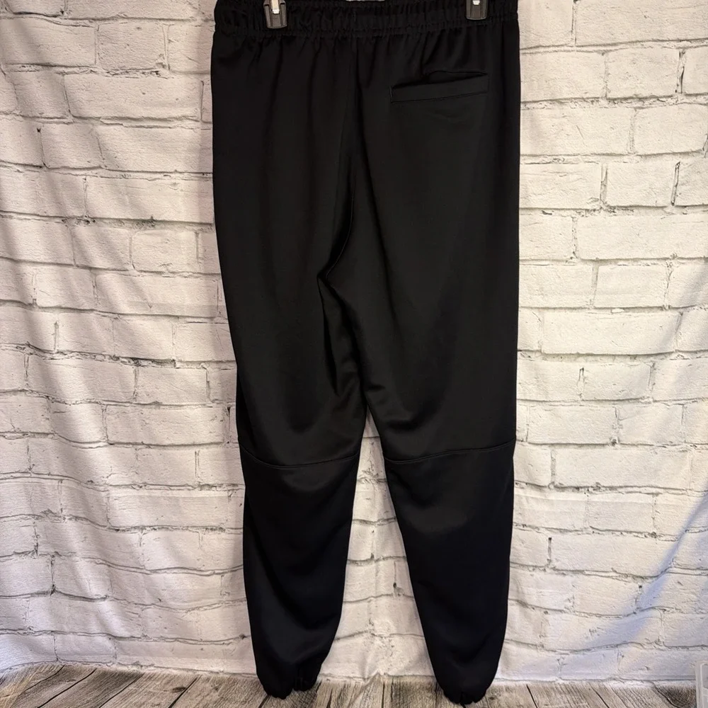 Jordan Pants Mens Medium Black Jogger Elastic Waist Drawstring Sweatpants